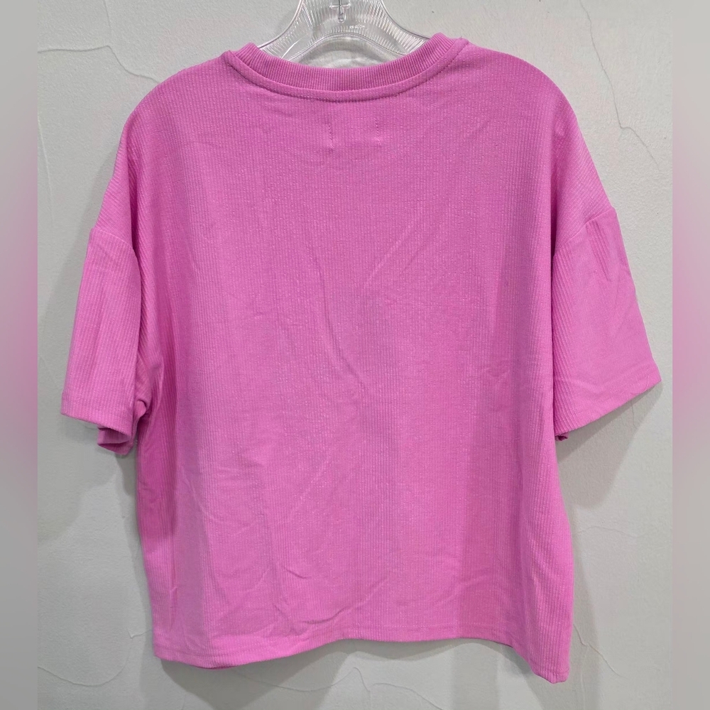 Thread & Supply Pink Ribbed Top - Picture 4 of 5